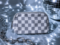 Grey Checkered Everyday Belt Bag
