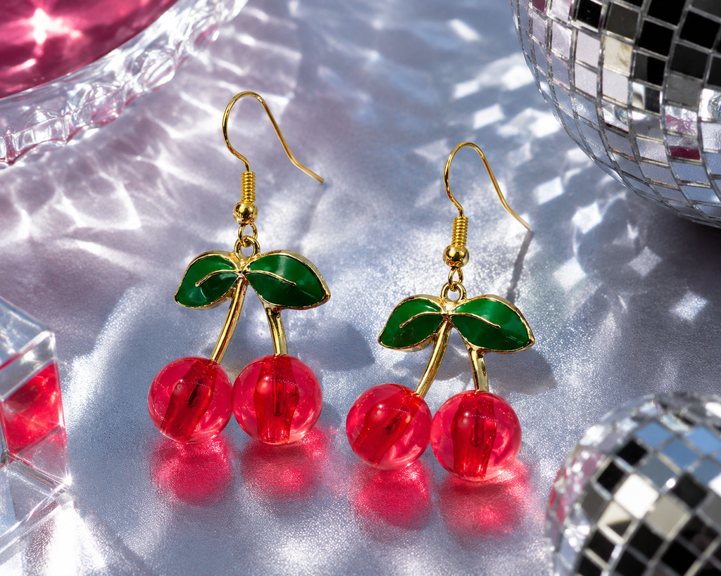 Cherry Dangle Earrings