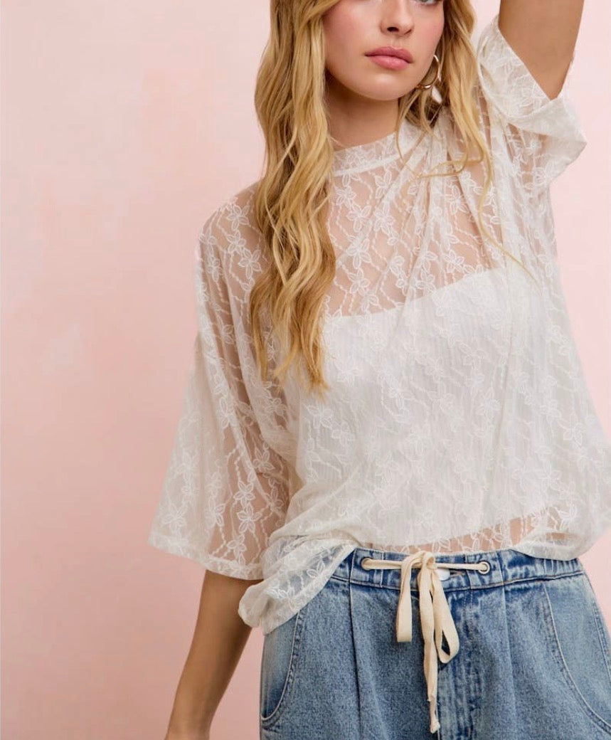 Bloom & Layer Mesh Top