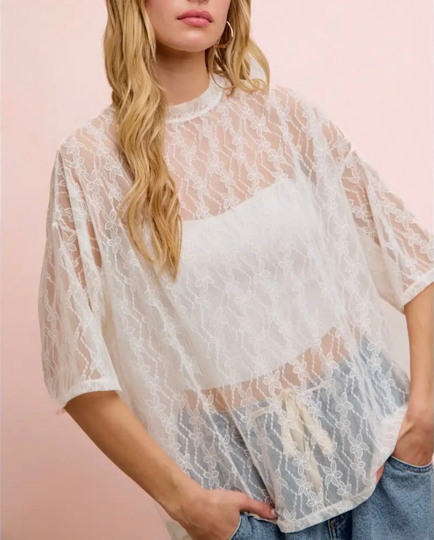 Bloom & Layer Mesh Top