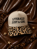 Leopard Literally Just A Girl Hat