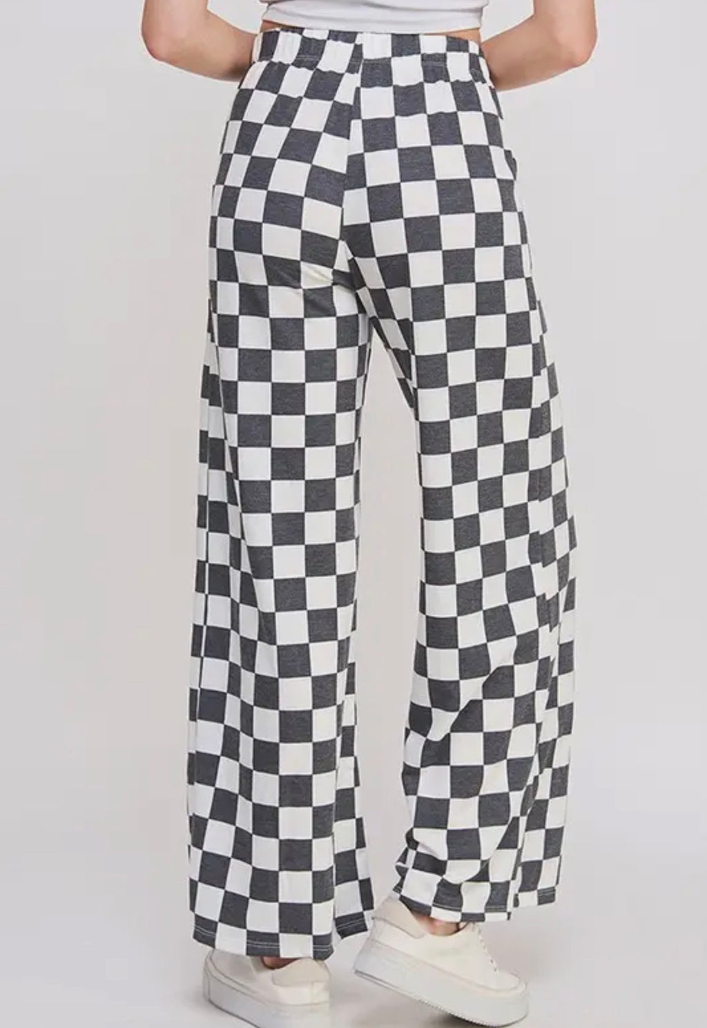 Charcoal Checkmate Pants