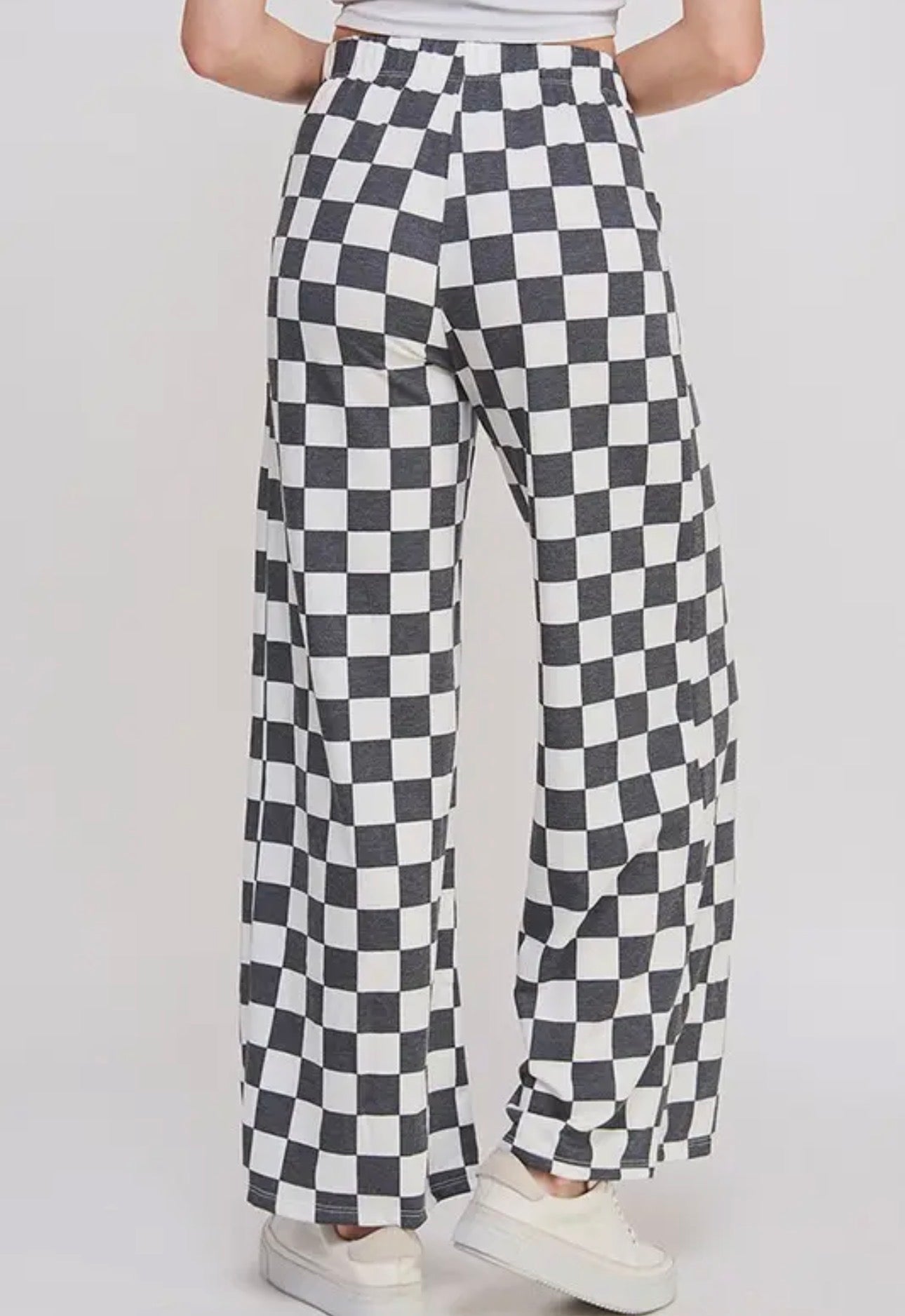 Charcoal Checkmate Pants