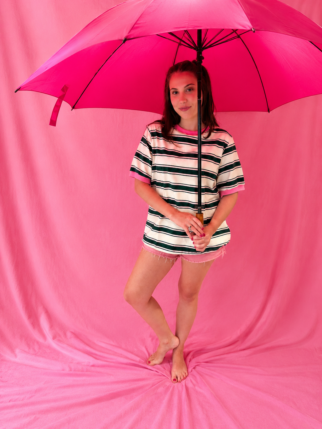 Preppy Pop Striped Top