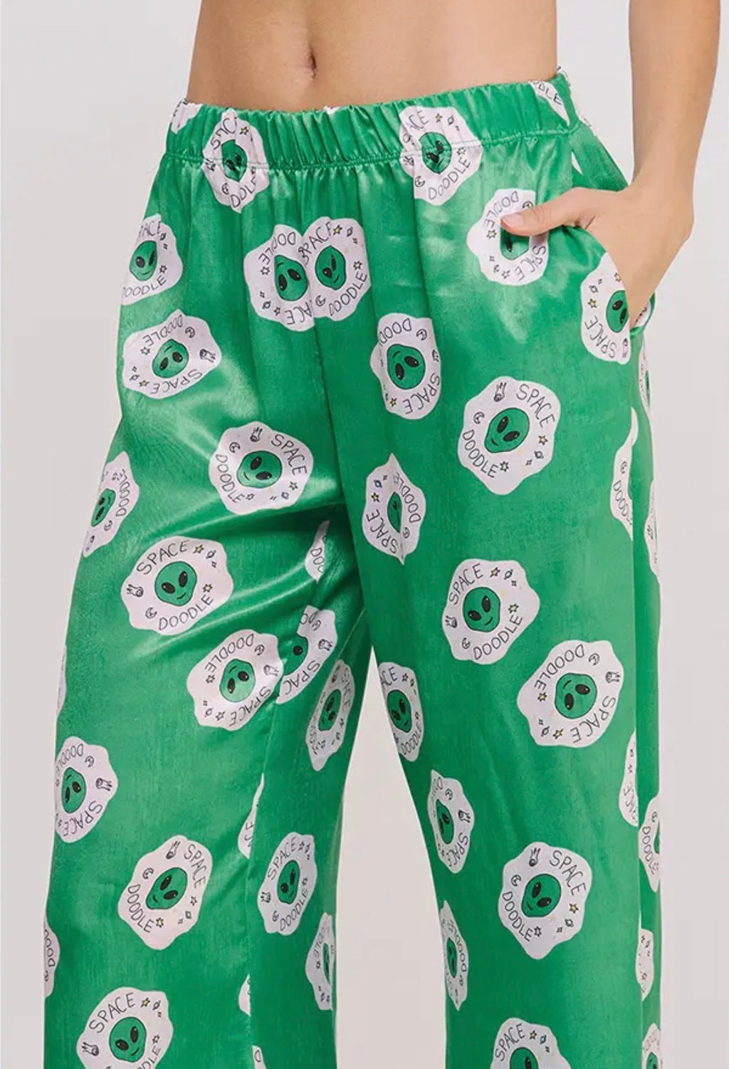 Out of This World Satin Pants