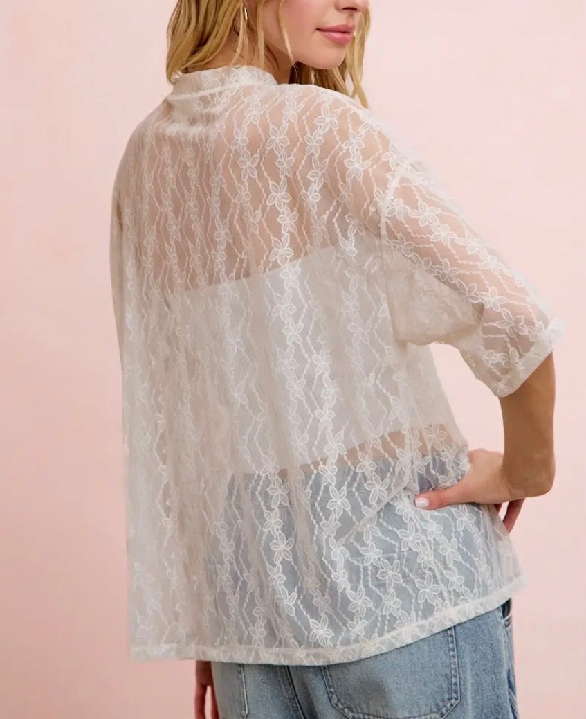 Bloom & Layer Mesh Top