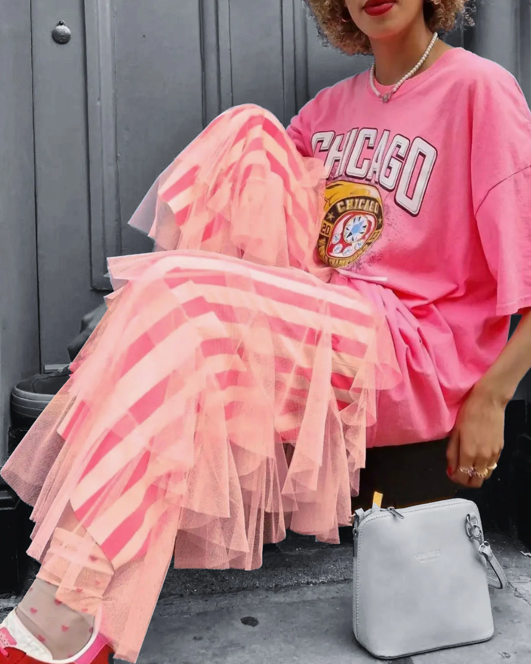 Pretty in Pink Ruffle Pants