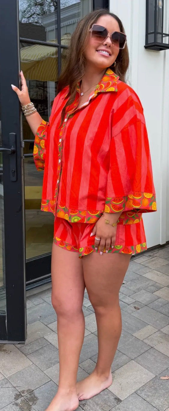 Tutti Frutti Stripe Set