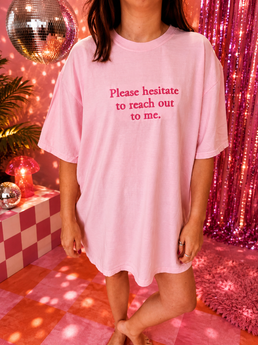 Please Hesitate Graphic Tee