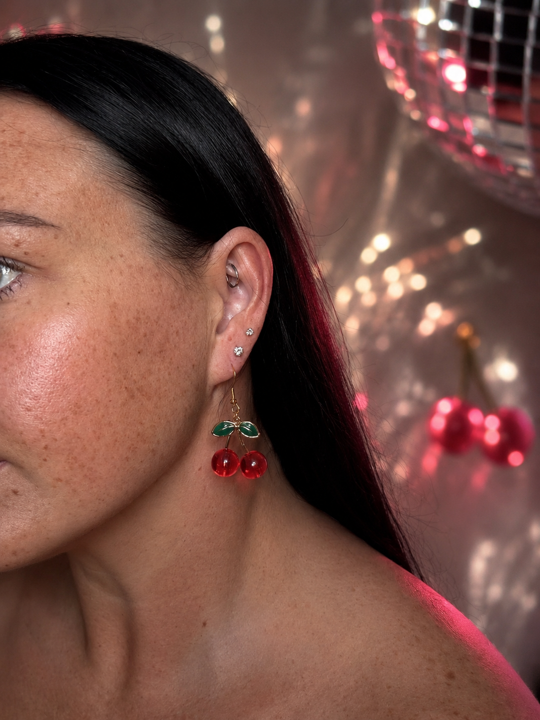 Cherry Dangle Earrings