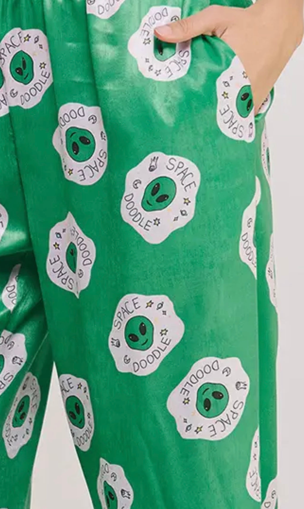 Out of This World Satin Pants