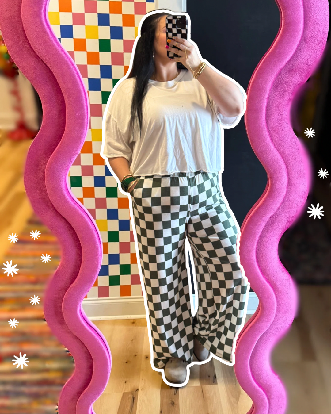 Easy Day Check Pants