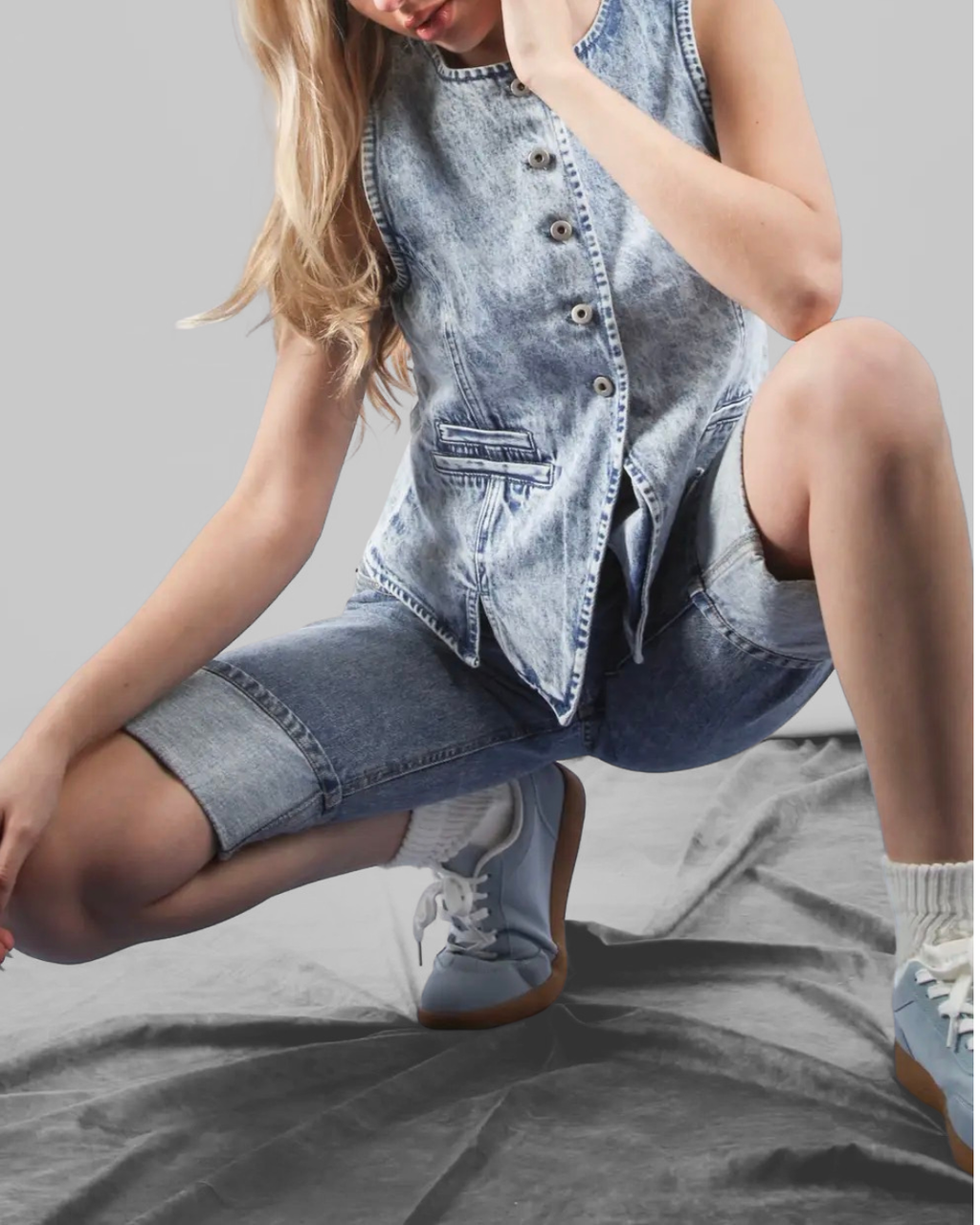 Cool Girl Denim Vest