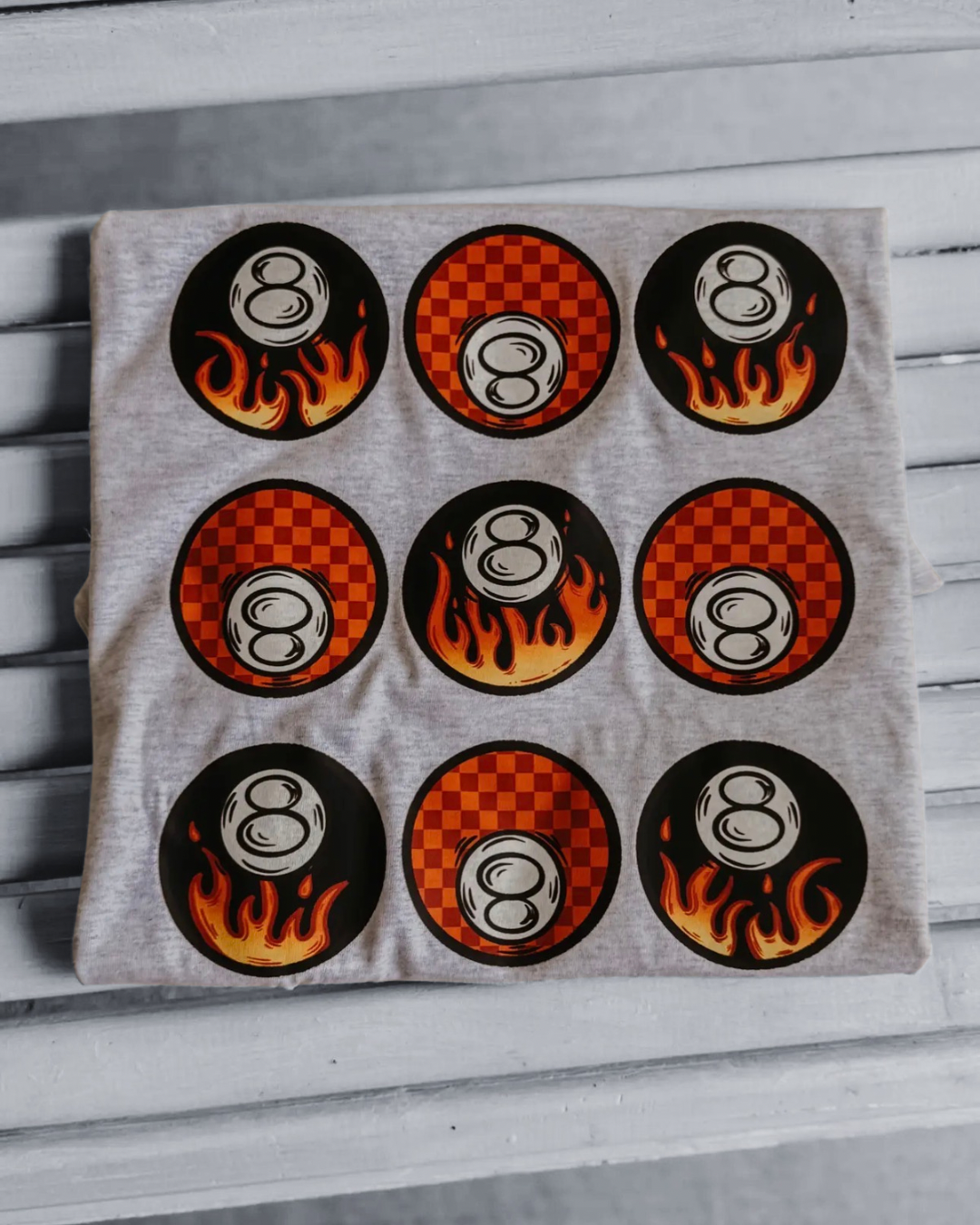 Flamin' 8 Graphic Tee