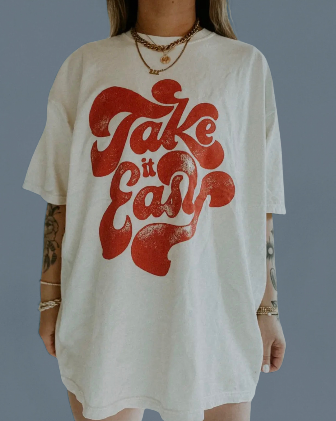 Take It Easy Retro Graphic Tee