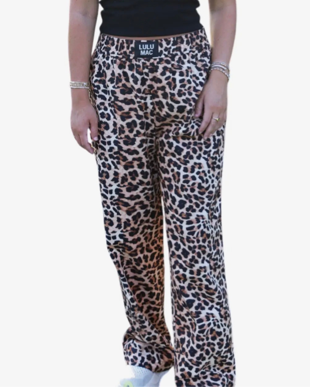 Off Duty Structured Leopard Pants