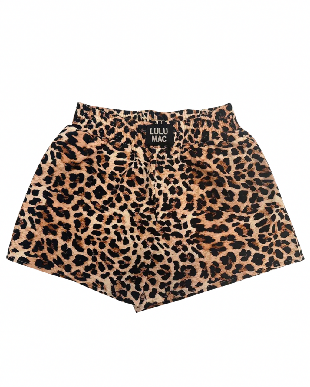 Off Duty Structured Leopard Shorts