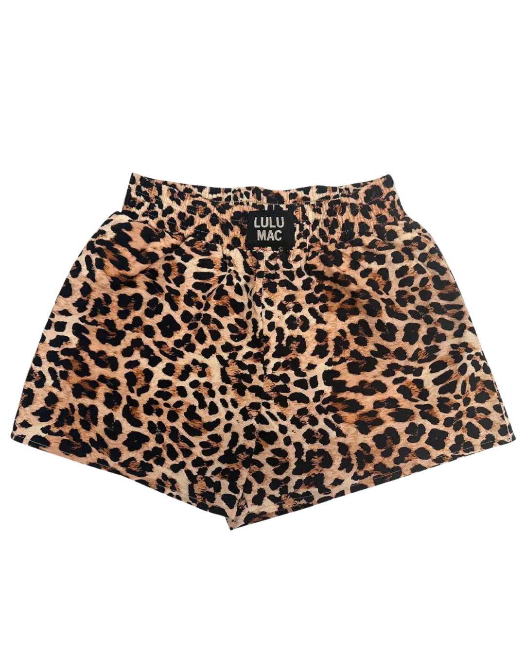 Off Duty Structured Leopard Shorts