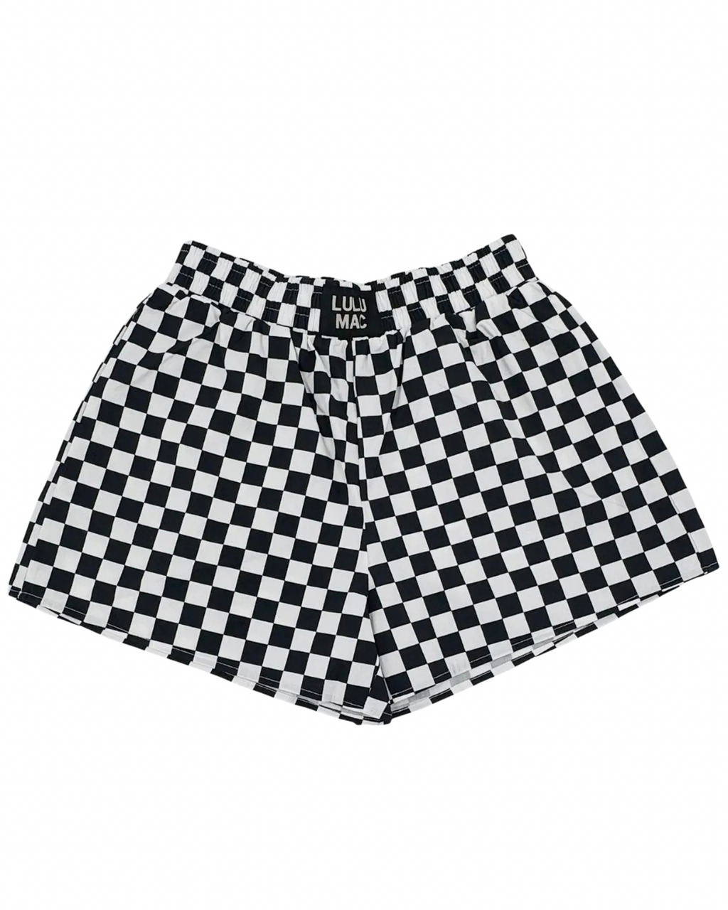 Off Duty Structured Check Shorts