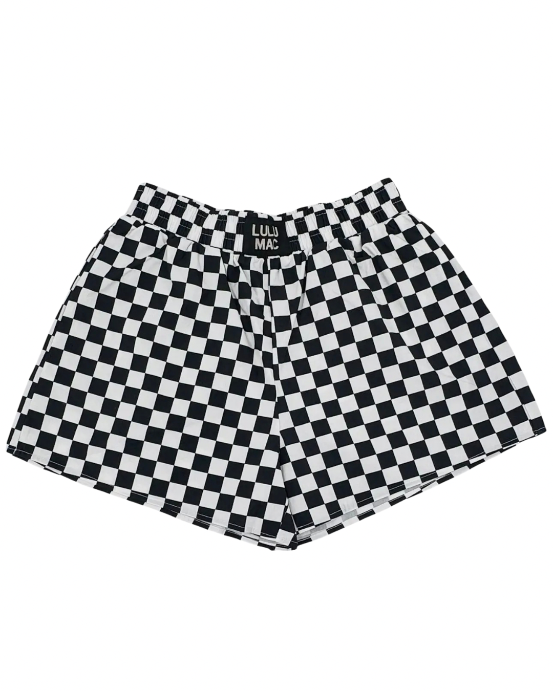 Off Duty Structured Check Shorts