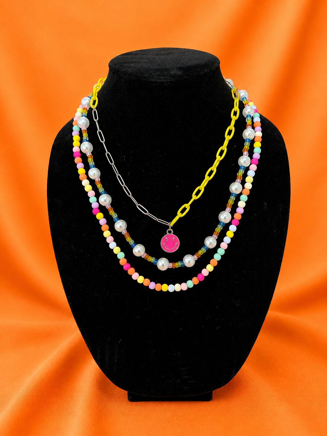 Everyday Smiley Charm Stack