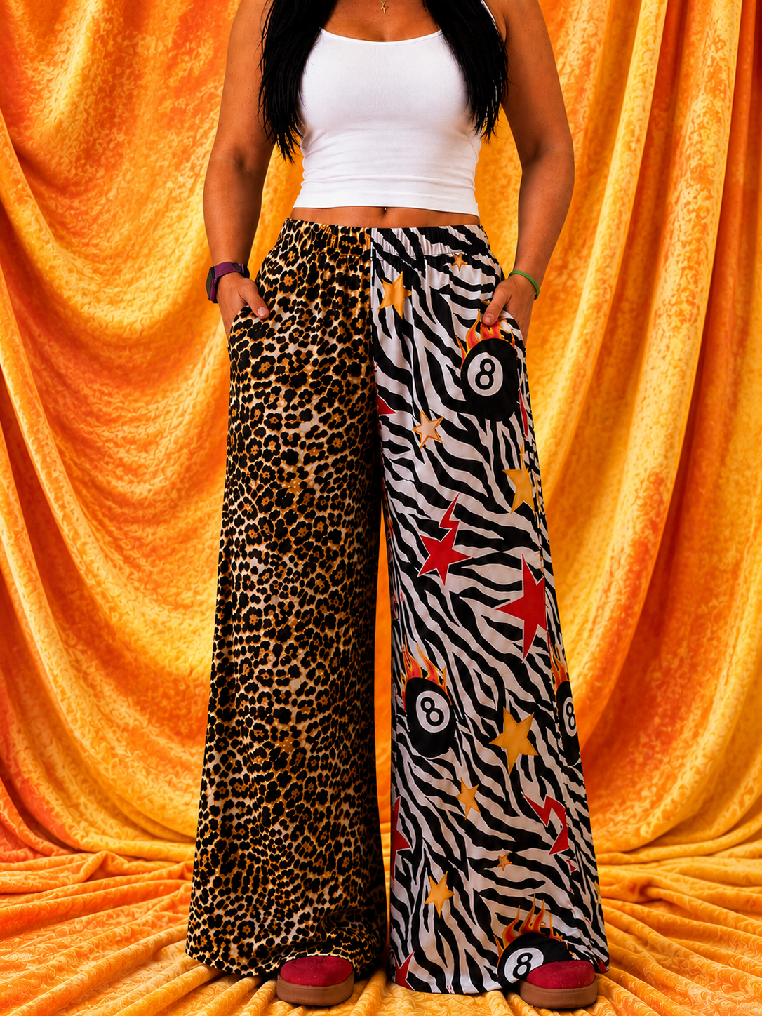 Wild Card Split Pants